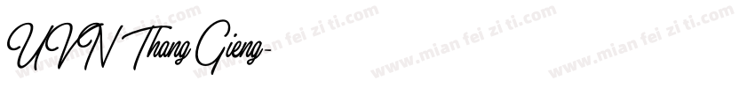 UVN Thang Gieng字体转换